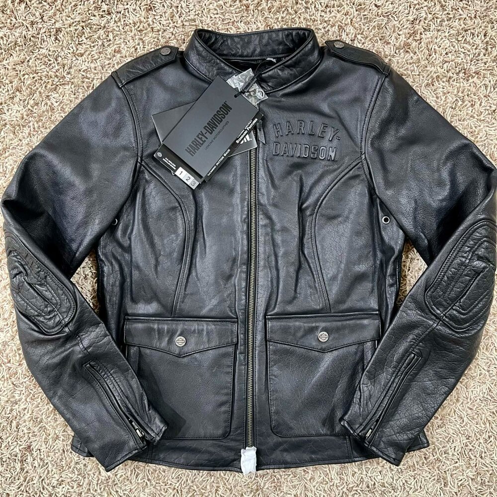 Harley-Davidson® Women's H-D Flex Layering Leather Jacket Outer Layer, Size M